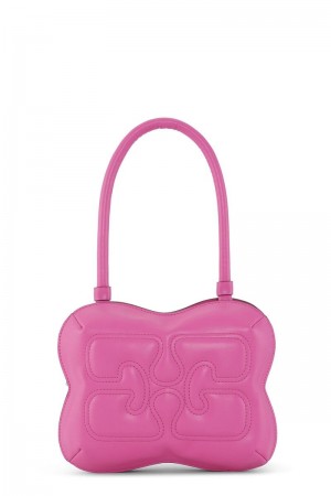 Ganni Butterfly Handtasche Rosa | OYVCM5914