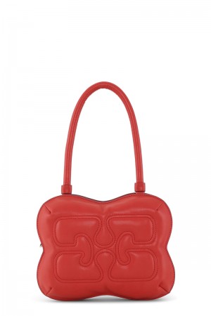 Ganni Butterfly Handtasche Rot | PNOXF3165