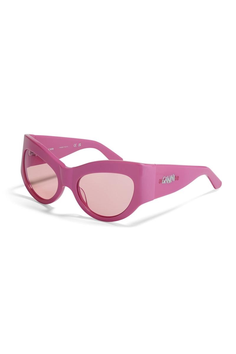 Ganni ACE & TATE TRIXIE Sonnenbrille Rosa | PZHOC4751