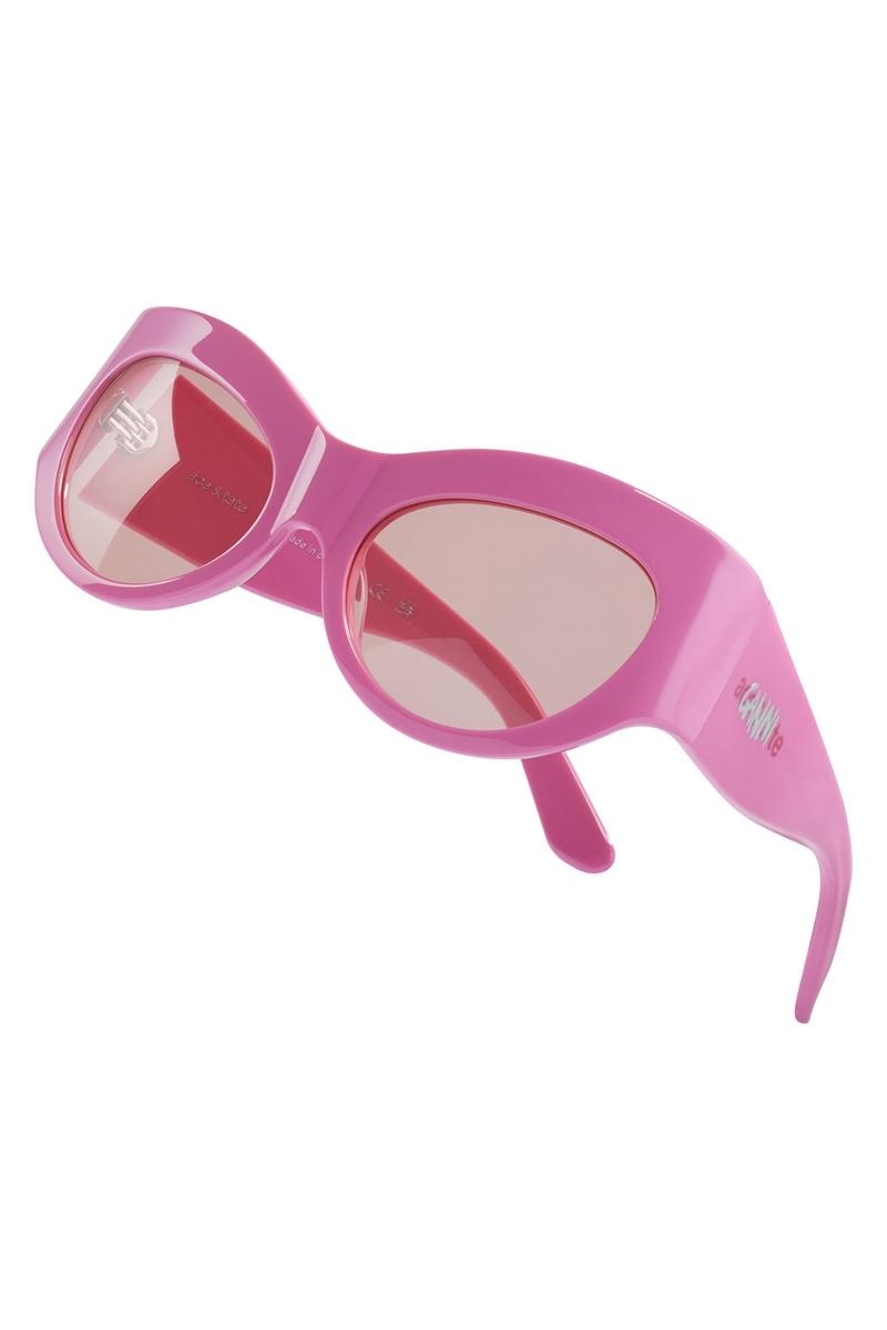 Ganni ACE & TATE TRIXIE Sonnenbrille Rosa | PZHOC4751