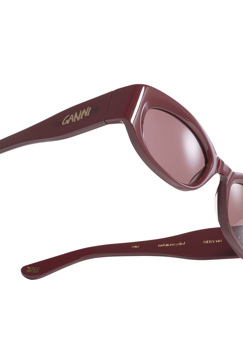 Ganni ACE & TATE XENA Sonnenbrille Bordeaux | XOBMD2130