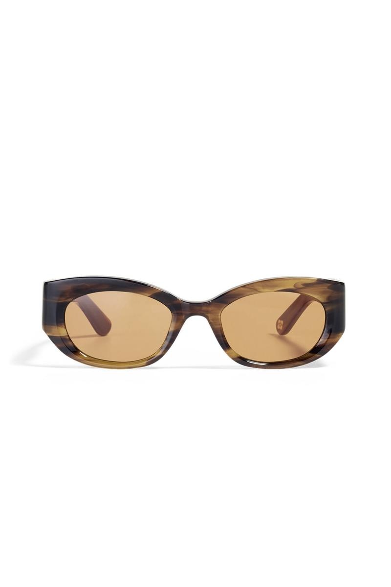 Ganni ACE & TATE XENA Sonnenbrille Braun | NBDOE2089