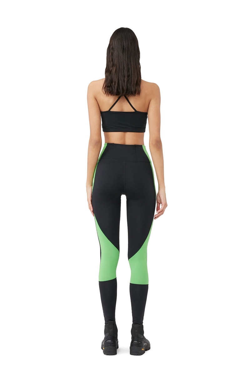 Ganni Active Ultra High Taille Leggings Schwarz | ITAXZ2176