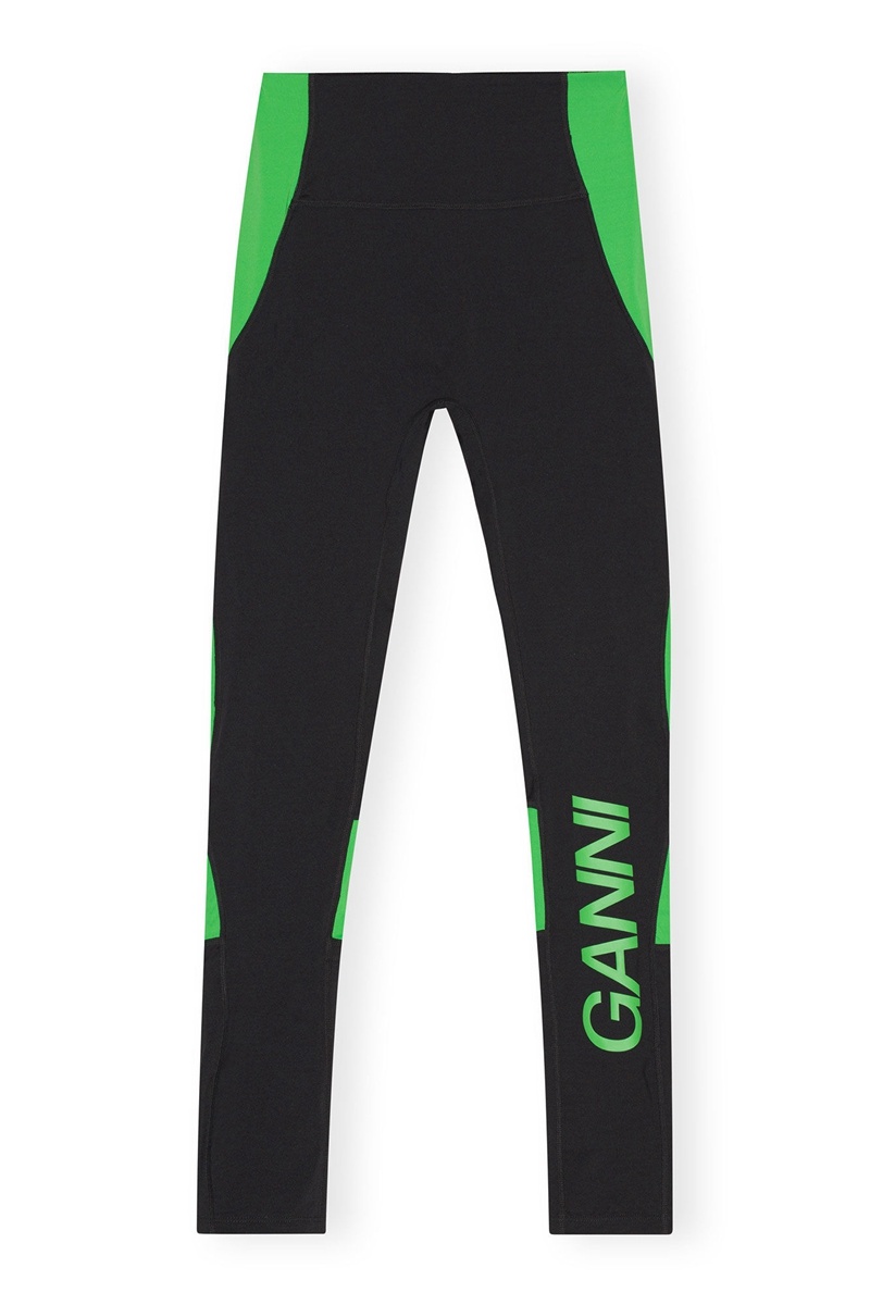 Ganni Active Ultra High Taille Leggings Schwarz | ITAXZ2176