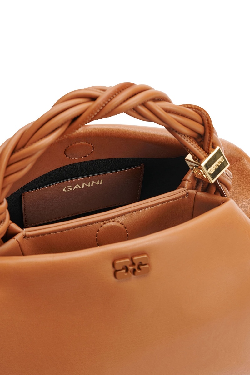 Ganni Bou Handtasche Braun | JATWR6897