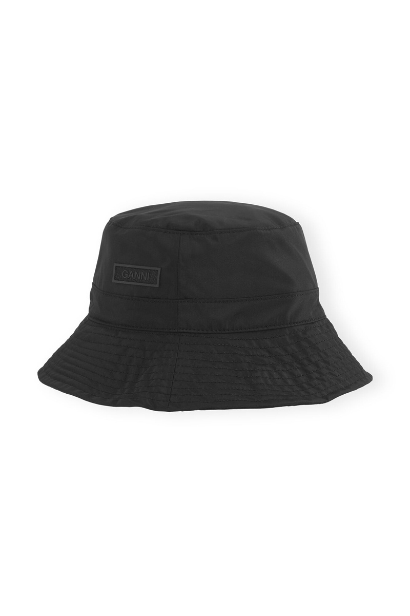 Ganni Bucket Hüte Schwarz | YACXD0763