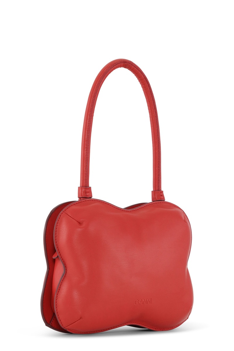 Ganni Butterfly Handtasche Rot | PNOXF3165