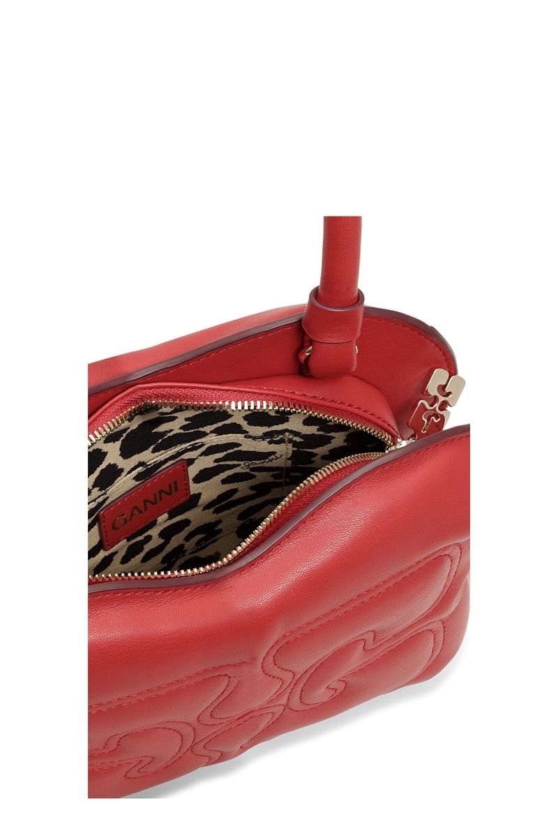 Ganni Butterfly Handtasche Rot | PNOXF3165