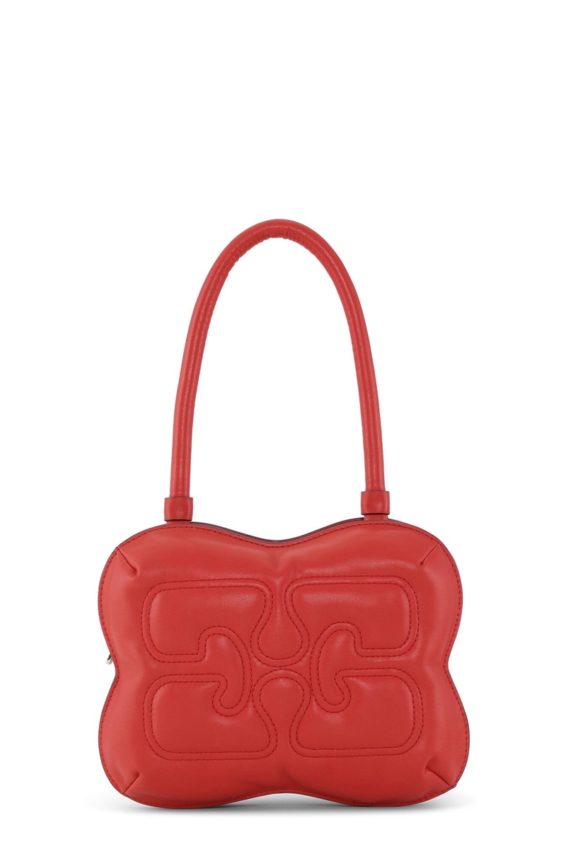 Ganni Butterfly Handtasche Rot | PNOXF3165