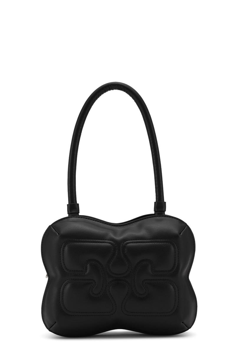 Ganni Butterfly Handtasche Schwarz | MWKCY2736