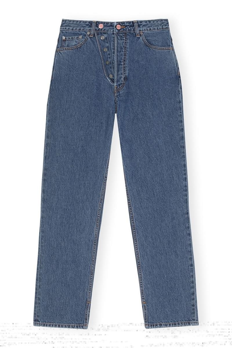 Ganni Figni Jeans Blau Grau | EOSTX7143