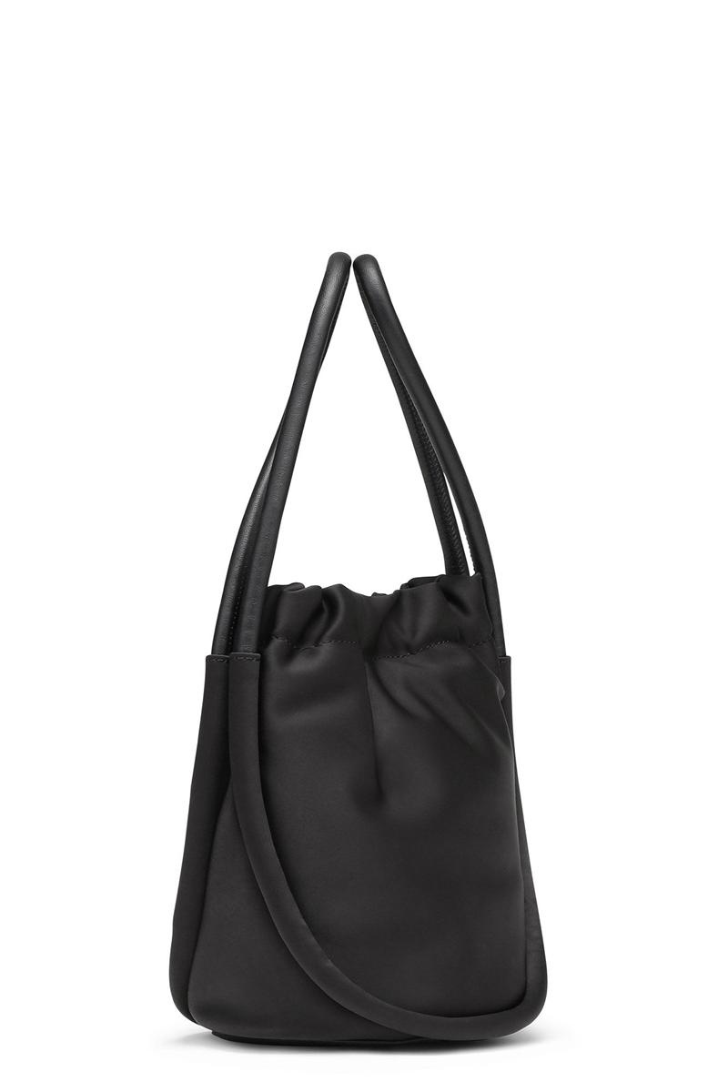 Ganni Knot Mini Shoulder bag Schwarz | UFXOI3618