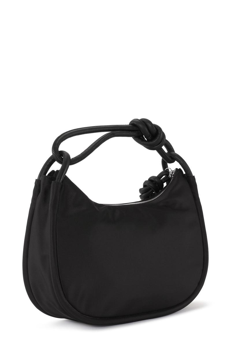 Ganni Knot Shoulder bag Schwarz | NUZTC8739