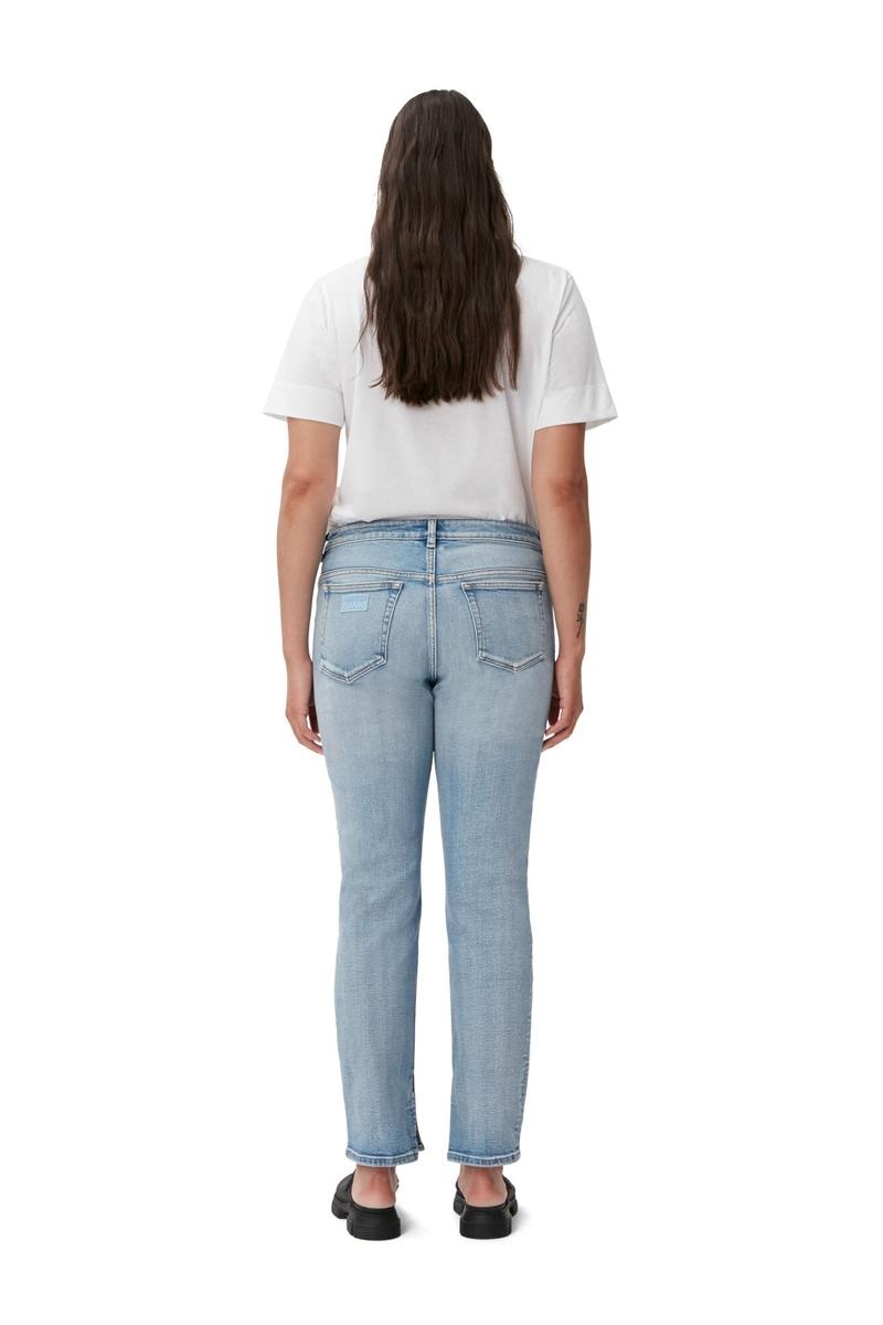 Ganni Kompfort Stretch Beksi Jeans Hellblau | ARHYT7302