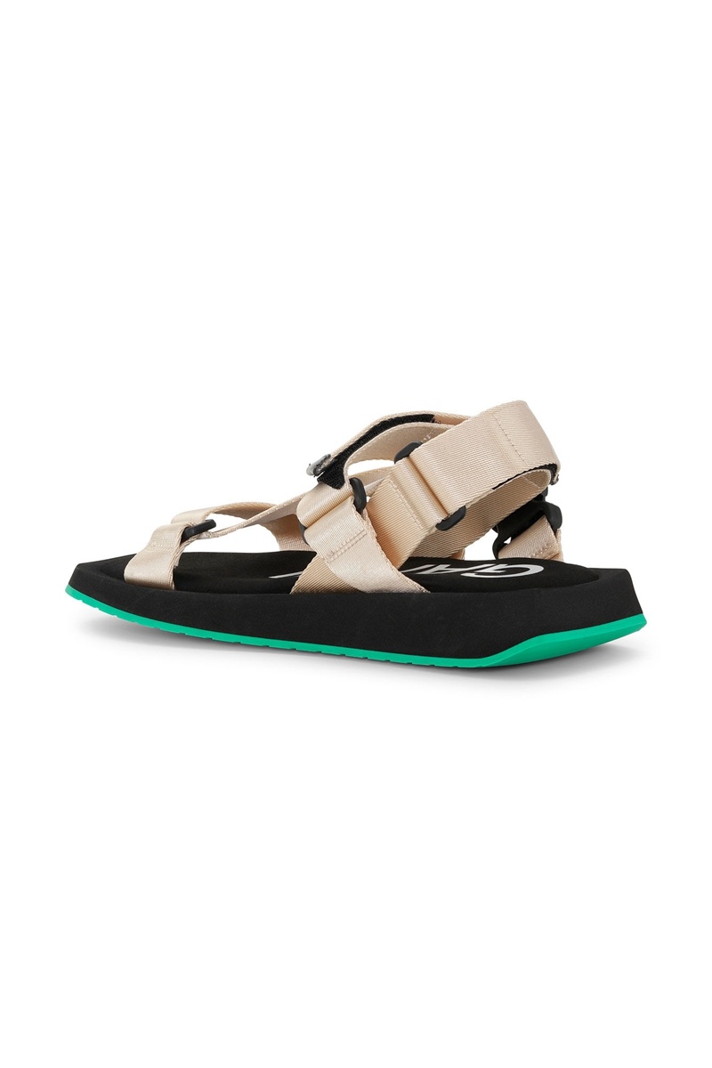 Ganni Performance Webbing Sandalen Grau | CVYZS2603