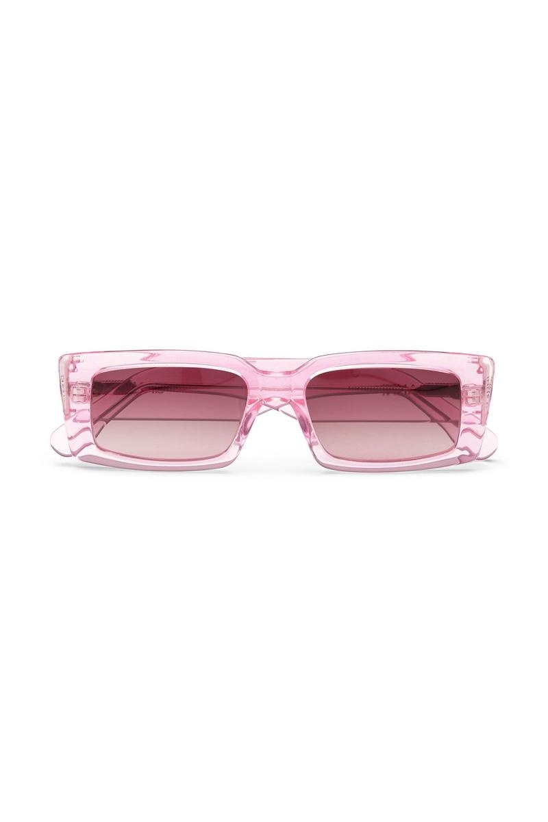 Ganni Rectangular Sonnenbrille Rosa | EARWB6928