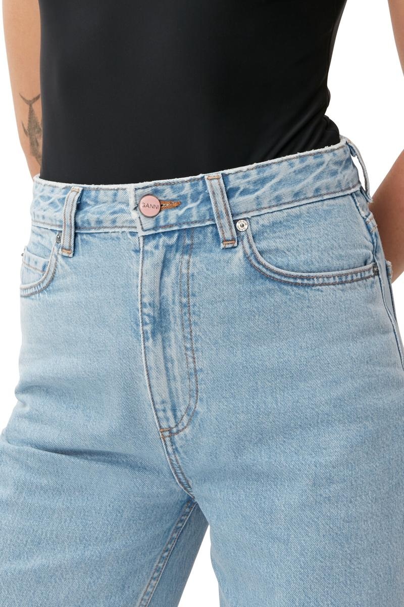 Ganni Rigid Denim Rigid Denim Magny Jeans Hellblau Grau | JNUBT4810