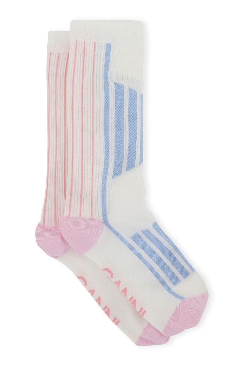 Ganni Sportliche Socken Mehrfarbig | DCKVE4186